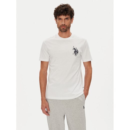 U.S. Polo Assn. T-Shirt MUP4367 Biały Regular Fit ze sklepu MODIVO w kategorii T-shirty męskie - zdjęcie 184632612