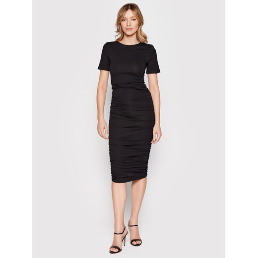 Noisy May Sukienka codzienna Emma 27021505 Czarny Slim Fit ze sklepu MODIVO w kategorii Sukienki - zdjęcie 184632642