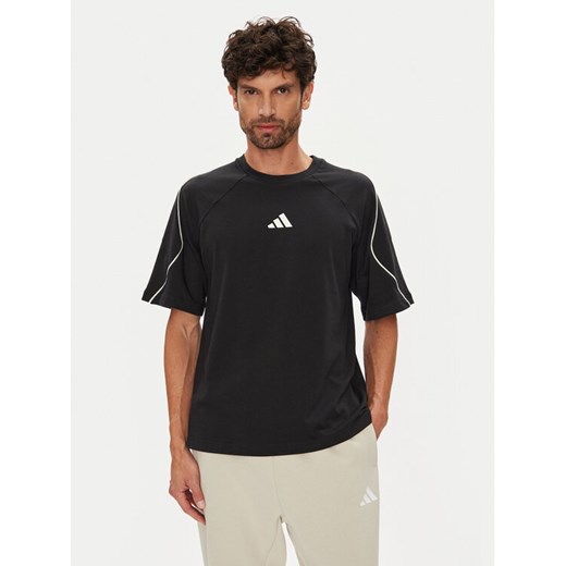 adidas T-Shirt Stadium JN1824 Czarny Regular Fit ze sklepu MODIVO w kategorii T-shirty męskie - zdjęcie 184632643