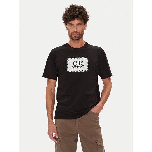 C.P. Company T-Shirt RCCMTS723A005100W Czarny Regular Fit ze sklepu MODIVO w kategorii T-shirty męskie - zdjęcie 184632703