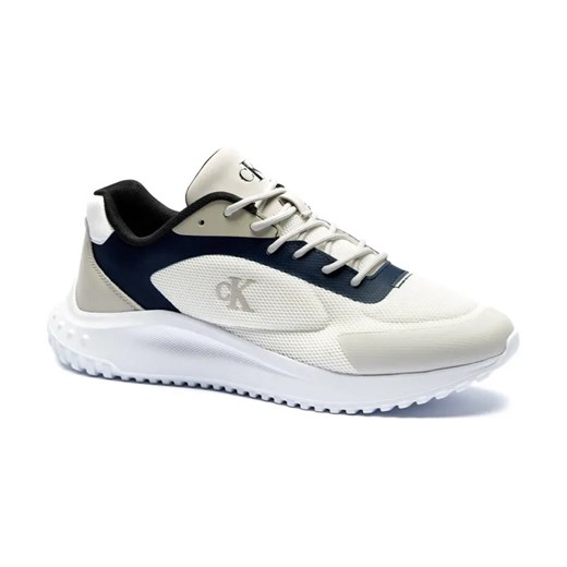 Calvin Klein Jeans Sneakersy EVA RUNNER | z dodatkiem skóry ze sklepu Gomez Fashion Store w kategorii Buty sportowe męskie - zdjęcie 184634582