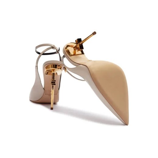 Elisabetta Franchi Skórzane szpilki Elisabetta Franchi 40 wyprzedaż Gomez Fashion Store