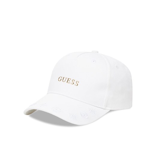 Czapka z daszkiem Guess V5YZ01 WFKN0 Biały ze sklepu eobuwie.pl w kategorii Czapki z daszkiem damskie - zdjęcie 184635031