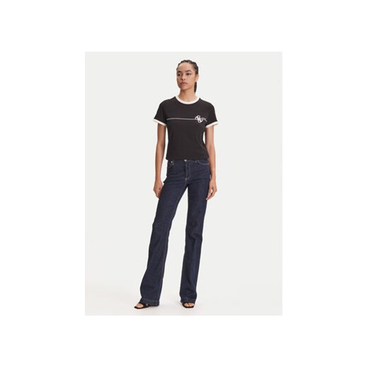 Guess T-Shirt V5YI01 J1314 Czarny Regular Fit Guess XXS MODIVO