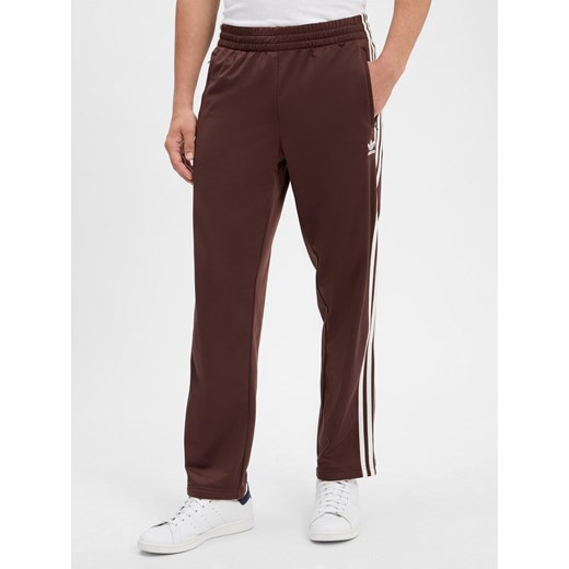 adidas Originals Męskie spodnie dresowe - Firebird Mężczyźni mocca jednolity ze sklepu vangraaf w kategorii Spodnie męskie - zdjęcie 184635732