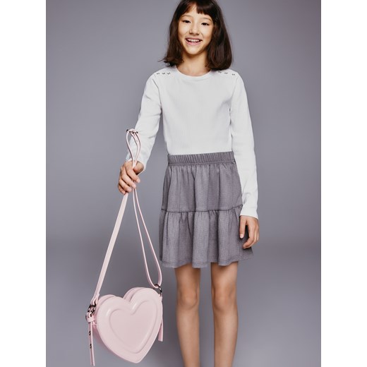 Reserved - Torebka w kształcie serca - pastelowy róż Reserved ONE SIZE Reserved