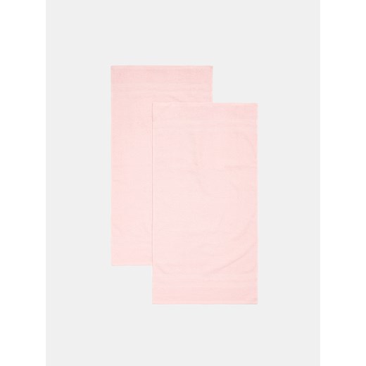 Sinsay - Ręczniki bawełniane 2 pack - różowy Sinsay One Size Sinsay