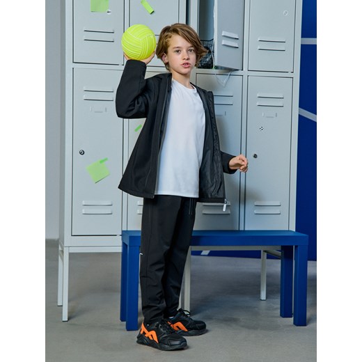 Sinsay - Spodnie sportowe Active - czarny Sinsay 152 (11-12 l) Sinsay