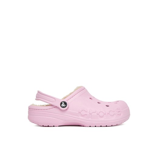 Klapki Crocs C-BAYA LINED CLOG 205969-6GD Różowy ze sklepu eobuwie.pl w kategorii Klapki damskie - zdjęcie 184637290