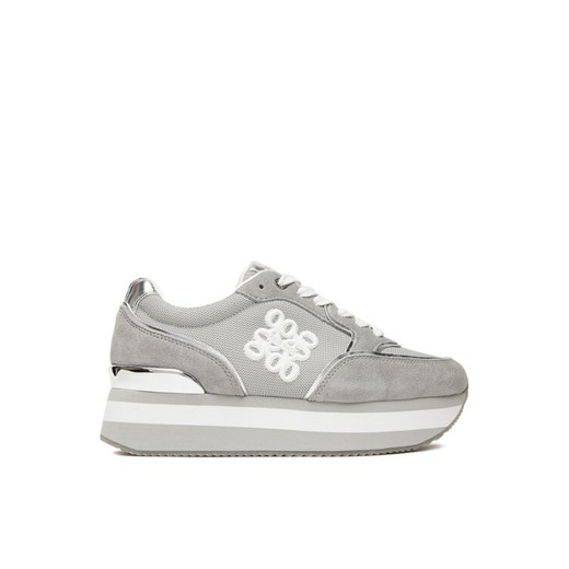 Sneakersy Nine West SS25-3C093 Srebrny ze sklepu eobuwie.pl w kategorii Buty sportowe damskie - zdjęcie 184637320