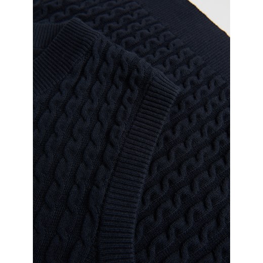 Reserved - Bawełniana kamizelka - granatowy Reserved 128 (7-8 lat) Reserved