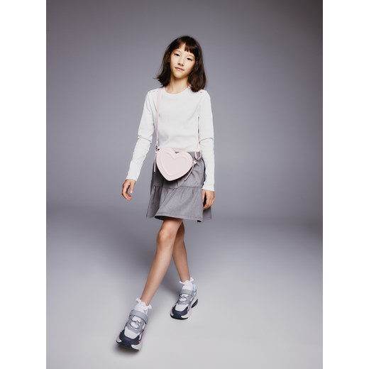 Reserved - Strukturalna spódnica - ciemnoszary Reserved 116 (5-6 lat) Reserved