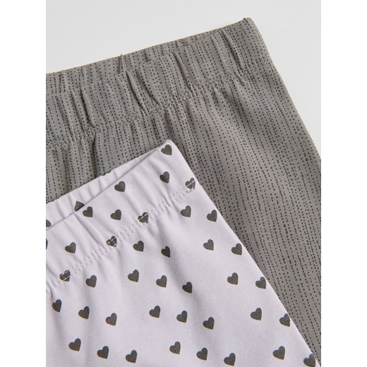 Reserved - Wzorzyste legginsy - ciemnoszary Reserved 122 (6-7 lat) Reserved