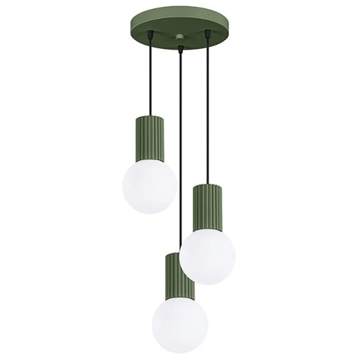 Potrójny okrągły żyrandol - K600-Buble ze sklepu Edinos.pl w kategorii Lampy wiszące - zdjęcie 184639291