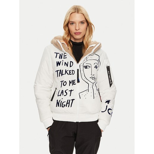 Rossignol Kurtka narciarska Yety Fleecy Bomber Jkt RLNWJ36 Biały Regular Fit ze sklepu MODIVO w kategorii Kurtki damskie - zdjęcie 184639653