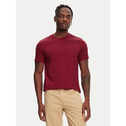 Robe di Kappa T-Shirt Dorel 64131EW Bordowy Regular Fit ze sklepu MODIVO w kategorii T-shirty męskie - zdjęcie 184639693