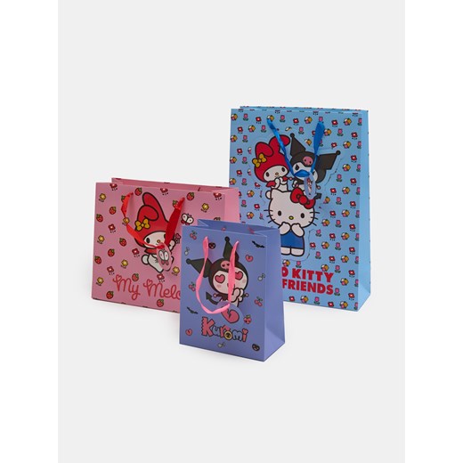 Sinsay - Torby prezentowe 3 pack Hello Kitty and Friends - wielobarwny Sinsay One Size Sinsay