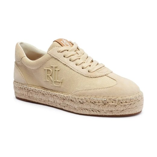 LAUREN RALPH LAUREN Sneakersy LUIZE | z dodatkiem skóry ze sklepu Gomez Fashion Store w kategorii Buty sportowe damskie - zdjęcie 184641061