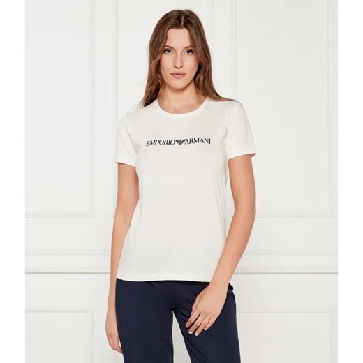 Emporio Armani T-shirt | Regular Fit ze sklepu Gomez Fashion Store w kategorii Bluzki damskie - zdjęcie 184641633