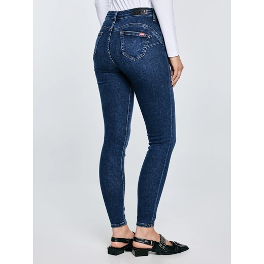 Jeansy damskie push up z wysokim stanem granatowe Melinda High Waist 517 ze sklepu Big Star w kategorii Jeansy damskie - zdjęcie 184642161