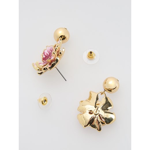 Reserved - Wiszące kolczyki - różowy Reserved ONE SIZE Reserved