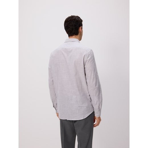 Reserved - Bawełniana koszula regular fit - szary Reserved XS Reserved