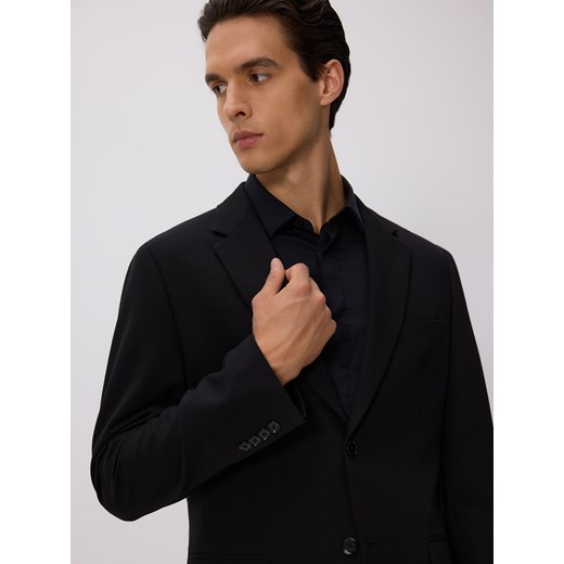 Reserved - Marynarka slim fit - czarny ze sklepu Reserved w kategorii Marynarki męskie - zdjęcie 184642681