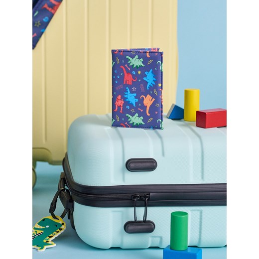Sinsay - Etui na paszport z motywem dinozaurów - zielony Sinsay One Size Sinsay