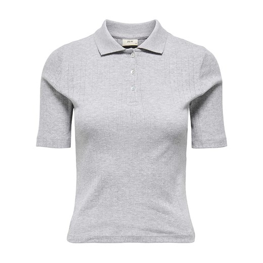JDY Koszulka polo w kolorze szarym ze sklepu Limango Polska w kategorii Bluzki damskie - zdjęcie 184643354