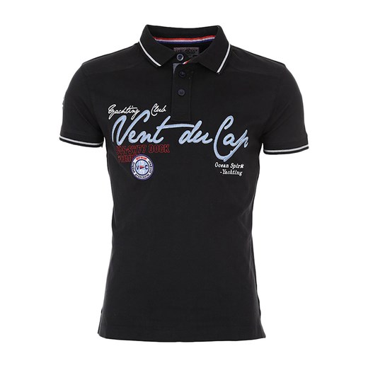 Peak Mountain Koszulka polo w kolorze czarnym ze sklepu Limango Polska w kategorii T-shirty męskie - zdjęcie 184643552
