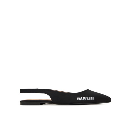 Sandały LOVE MOSCHINO JA11021G1NIM000036 Czarny ze sklepu eobuwie.pl w kategorii Balerinki - zdjęcie 184643802