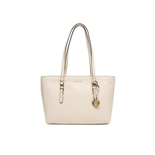 Torebka MICHAEL Michael Kors Quinn 30T5GQNT2L Écru ze sklepu eobuwie.pl w kategorii Torby Shopper bag - zdjęcie 184643884