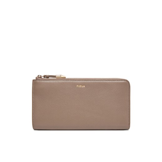 Duży Portfel Damski Furla Goccia L Zip Around WP00471 BX3036 KH 2572S Beżowy ze sklepu eobuwie.pl w kategorii Portfele damskie - zdjęcie 184643921