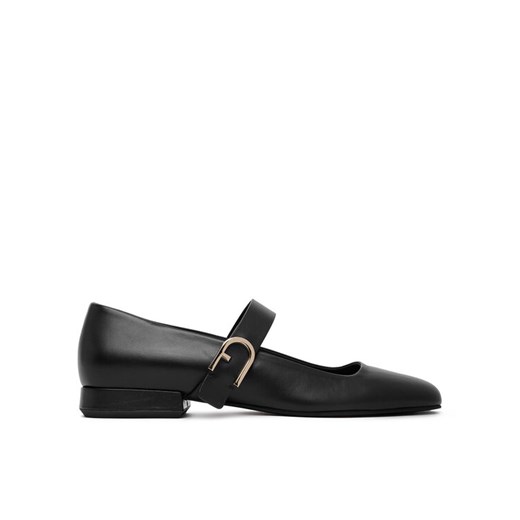 Półbuty Furla Chic Ballerina YJ70HIC X30000 AL O6000 Czarny ze sklepu eobuwie.pl w kategorii Buty sportowe damskie - zdjęcie 184643930