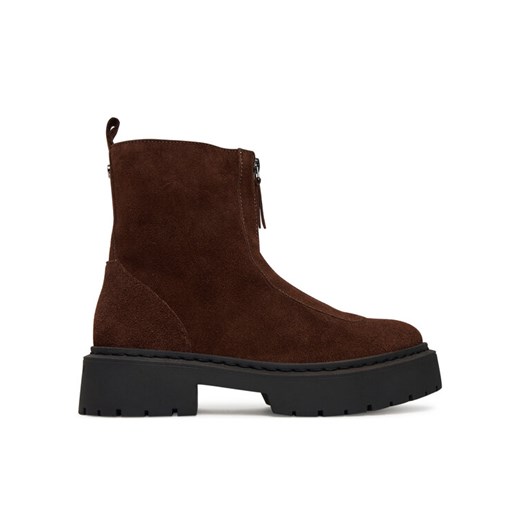 Botki Steve Madden SM11003404 Brązowy ze sklepu eobuwie.pl w kategorii Botki - zdjęcie 184643933