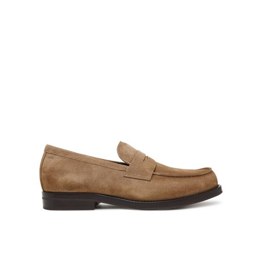 BOSS Lordsy Dressletic 50546911 Beżowy ze sklepu MODIVO w kategorii Półbuty męskie - zdjęcie 184644604