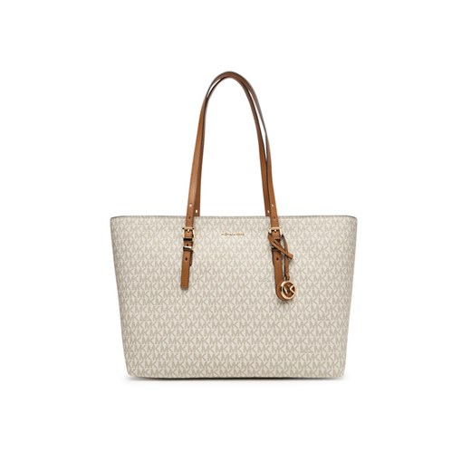 MICHAEL Michael Kors Torebka Quinn 30T5GQNT9B Beżowy ze sklepu MODIVO w kategorii Torby Shopper bag - zdjęcie 184644683
