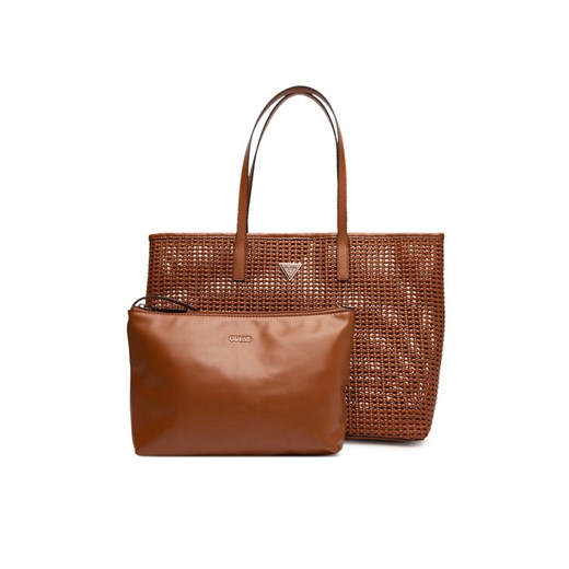 Guess Torebka Brigitta HWWZ72 06240 Brązowy ze sklepu MODIVO w kategorii Torby Shopper bag - zdjęcie 184644702