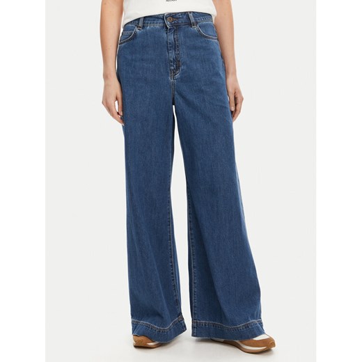 Weekend Max Mara Jeansy Vega 2525186061 Granatowy Wide Leg ze sklepu MODIVO w kategorii Jeansy damskie - zdjęcie 184644710