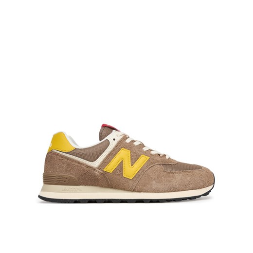 New Balance Sneakersy U574BYW Brązowy ze sklepu MODIVO w kategorii Buty sportowe męskie - zdjęcie 184644751