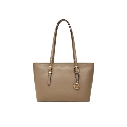 MICHAEL Michael Kors Torebka Quinn 30T5GQNT2L Beżowy ze sklepu MODIVO w kategorii Torby Shopper bag - zdjęcie 184644760