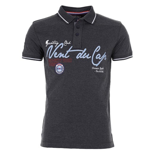 Peak Mountain Koszulka polo w kolorze antracytowym ze sklepu Limango Polska w kategorii T-shirty męskie - zdjęcie 184646460