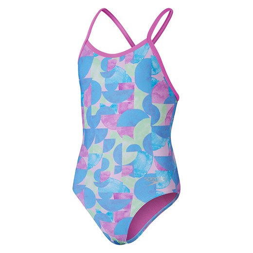 Speedo Strój kąpielowy &quot;Eco+&quot; w kolorze niebiesko-zielono-fioletowym Speedo 164 promocyjna cena Limango Polska