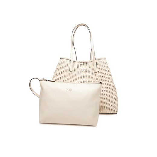 Torebka Guess Brigitta HWWZ72 06240 Écru ze sklepu eobuwie.pl w kategorii Torby Shopper bag - zdjęcie 184648593