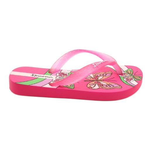 Japonki w motyle dziewczęce Ipanema 83348 AI747 Gliter Pink różowe ze sklepu ButyModne.pl w kategorii Klapki dziecięce - zdjęcie 184649544
