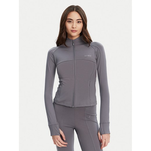 Guess Bluza V5RP17 KCD02 Szary Regular Fit ze sklepu MODIVO w kategorii Bluzy damskie - zdjęcie 184649942