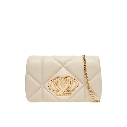 LOVE MOSCHINO Torebka JC4043PP1NLC0110 Beżowy ze sklepu MODIVO w kategorii Kopertówki - zdjęcie 184650040
