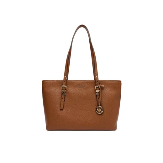 MICHAEL Michael Kors Torebka Quinn 30T5GQNT2L Brązowy ze sklepu MODIVO w kategorii Torby Shopper bag - zdjęcie 184650064