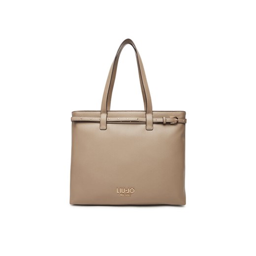 Liu Jo Torebka Ecs M Tote AF5135 E0058 Beżowy ze sklepu MODIVO w kategorii Torby Shopper bag - zdjęcie 184650160