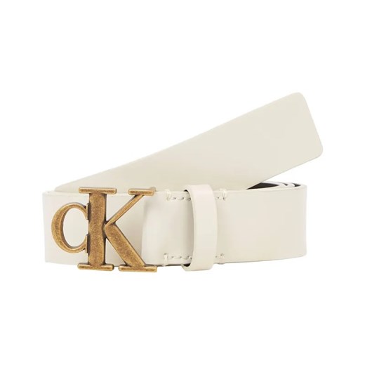 Calvin Klein Jeans Skórzany pasek 90 okazja Gomez Fashion Store